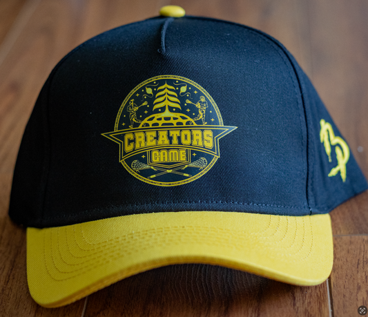 Creators Game Snap Back - Black & Yellow
