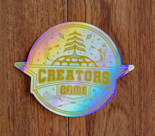 Waterproof Holographic Lacrosse Sticker