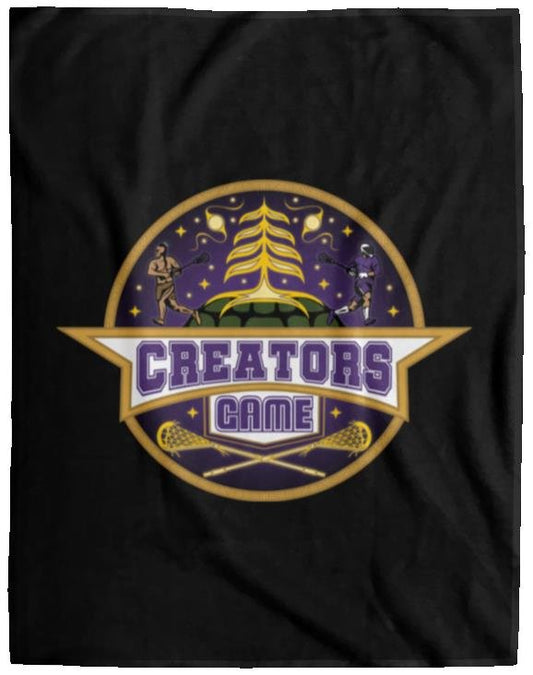 Creators Game Blanket (Queen) featuring full color print design.