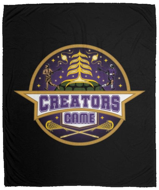 Creators Game Dark Cozy Plush Fleece Blanket (Double)